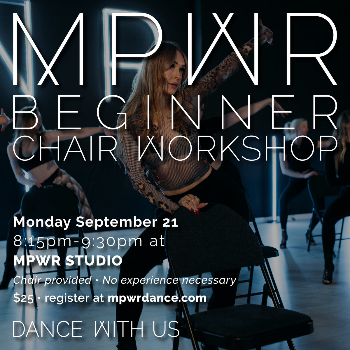 MPWR Beginner Chair Workshop ⋅ September 21 2026