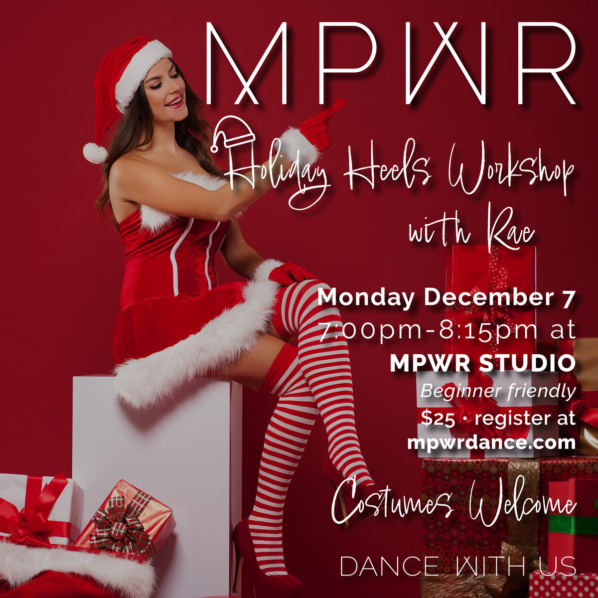 MPWR Holiday Heels Workshop ⋅ December 7 2026